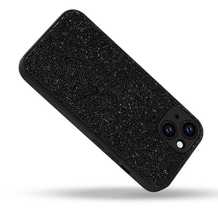 Luxe 3D Diamond Case iPhone 16 Plus Zwart