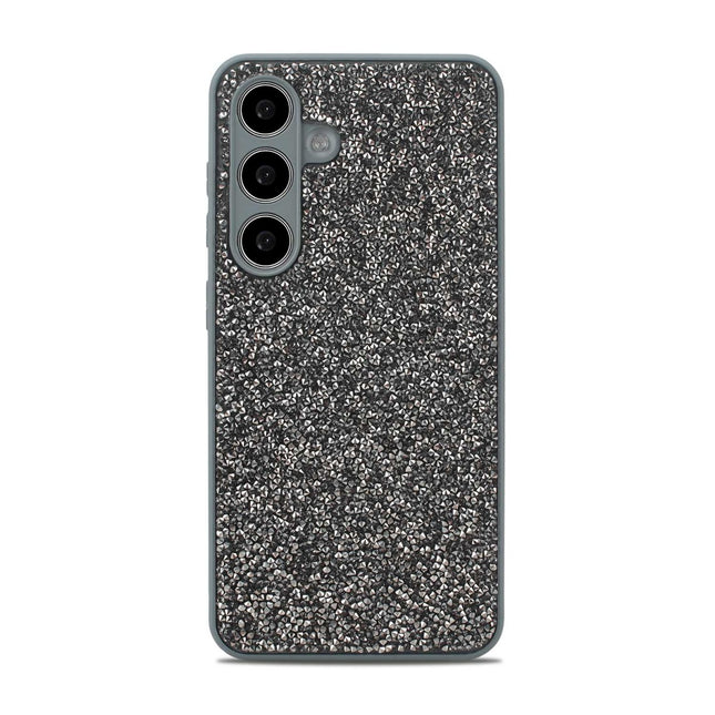 Samsung Galaxy A55 hoesje  Luxe 3D Diamond Case zilver