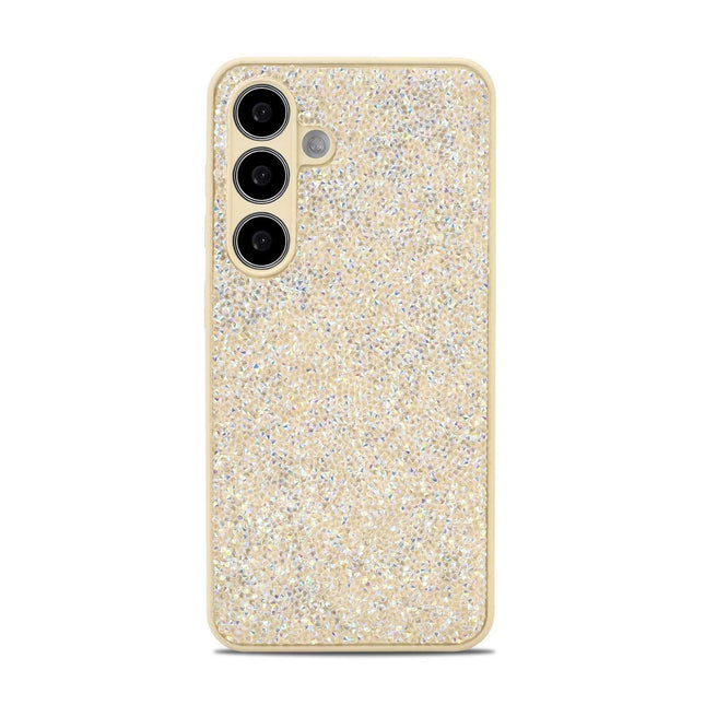 Samsung Galaxy A35 hoesje  Luxe 3D Diamond Case goud