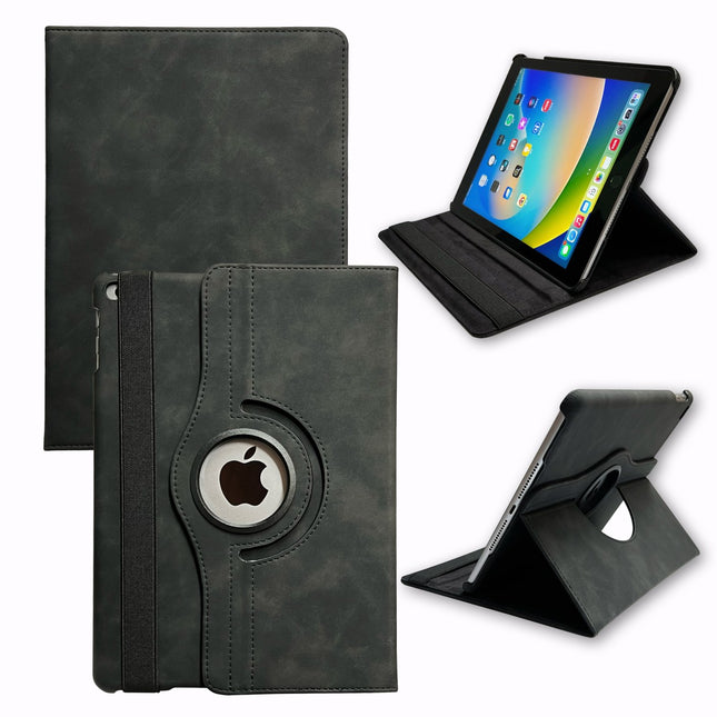 iPad 10.2 (2019 / 2020 /2021 | 360 rotatable case black case cover 