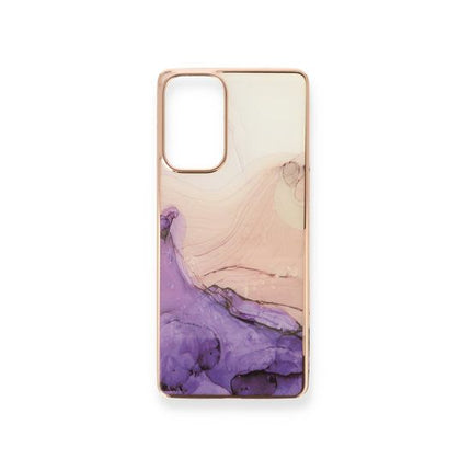 Samsung S22 Hülle Marble Backcover Hülle lila