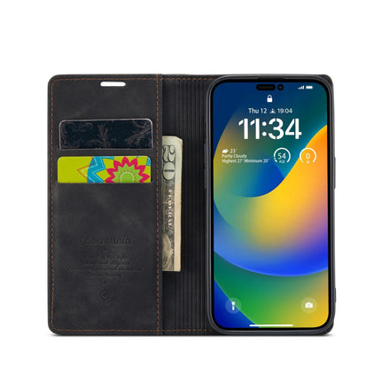 iPhone 15 hoesje wallet case zwart