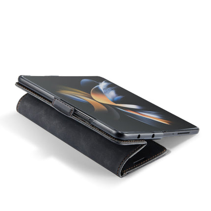Samsung Z Fold 5 hoesje boekcase wallet case zwart met ruimte voor pasjes