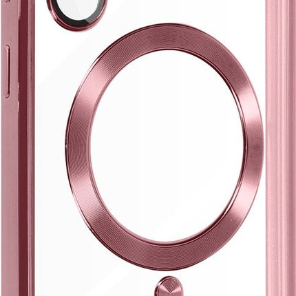 Samsung Galaxy S23 FE Hoesje Magnetic Magsafe Lens Protection Case roze