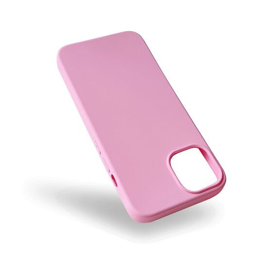 iPhone 15 hoesje  Silicone Case cover Baby Roze