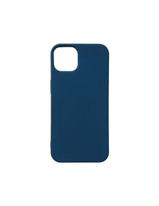 iPhone 15 Plus Hülle Silikonhülle dunkelblau
