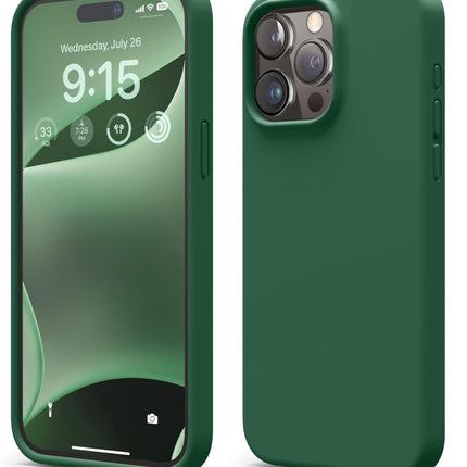 iPhone 16 Pro Max hoesje silicone case cover groen