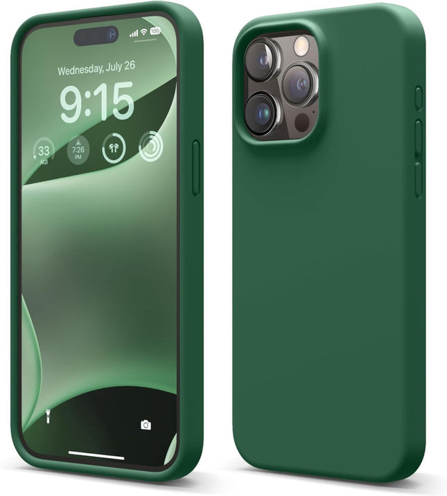 iPhone 16 Pro Max hoesje silicone case cover groen