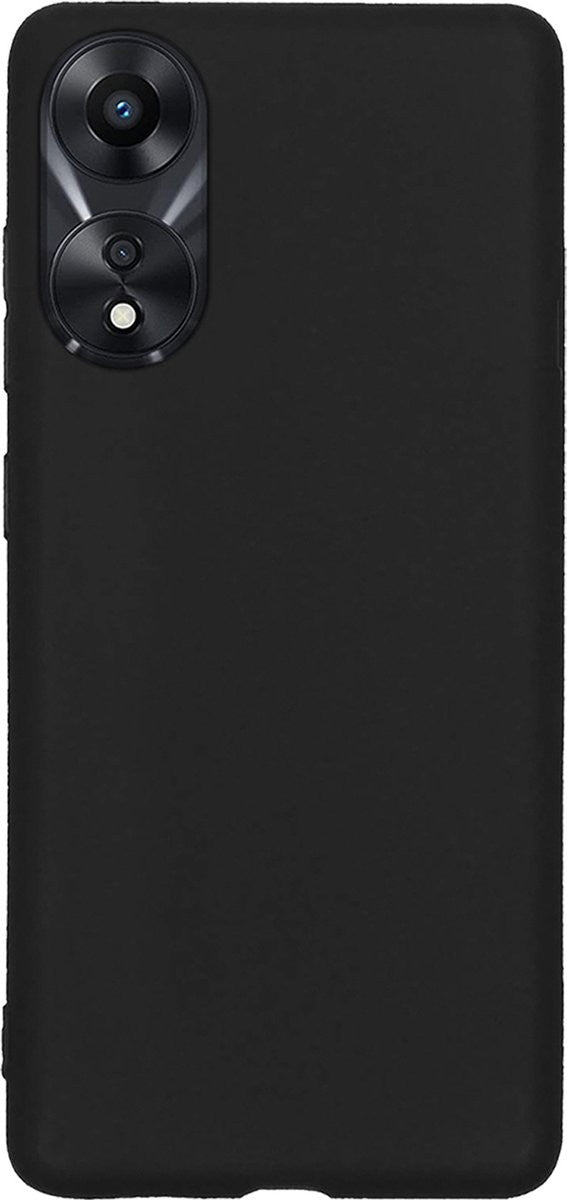 Oppo A38 / Oppo A18 hoesje  Silicone Case zwart