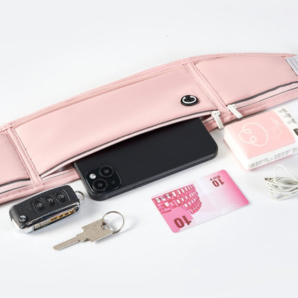 Compact Travel Organizer Waist Multi-Pocket Bag - Zwart