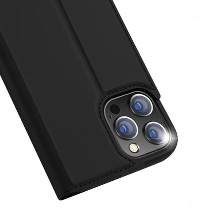 DUX DUCIS iPhone 13 Pro Max Wallet Case Slimline – Schwarz 