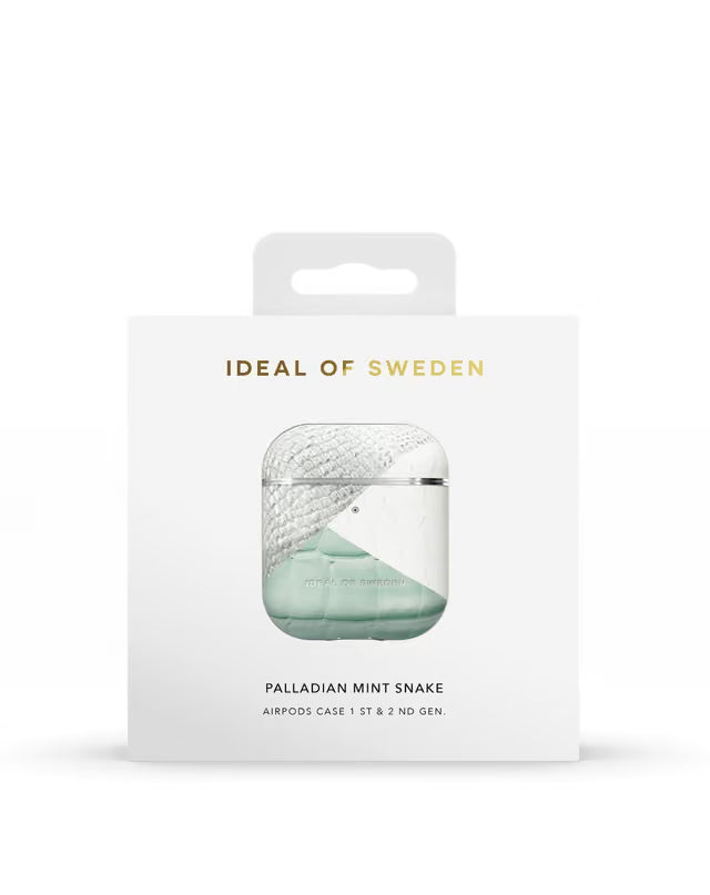 Atelier AirPods Hoesje voor 1e & 2e Generatie – Palladian Mint Snake