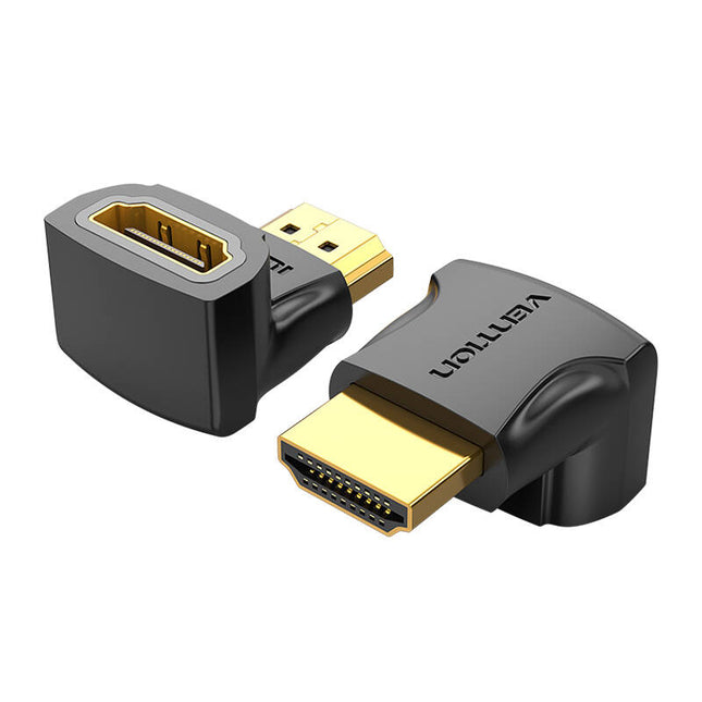 Adapter 90° HDMI mannelijk naar vrouwelijk Vention AIOB0-2, 4K 60Hz, 2 stuks