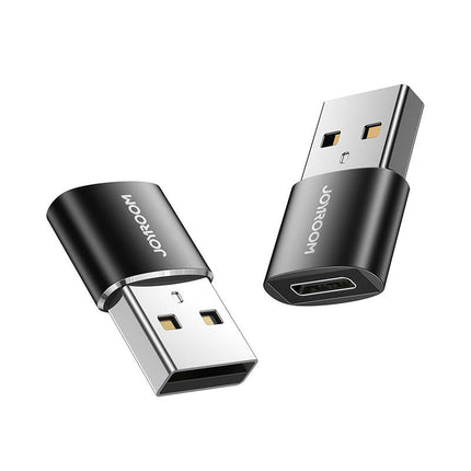 Adapter USB mannelijk-vrouwelijk Type-C (2 stuks) Joyroom S-H152 (zwart)