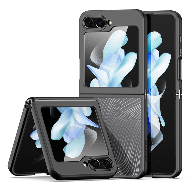 Gepantserde case voor Samsung Galaxy Z Flip 5 Dux Ducis Aimo Mag - zwart