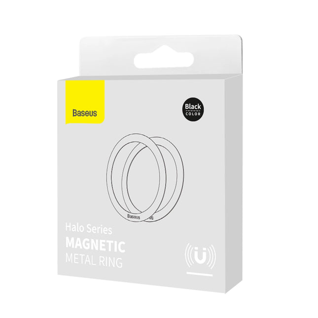 Baseus Halo Series magnetische ring (2 stuks/verpakking) zwart (PCCH000001)