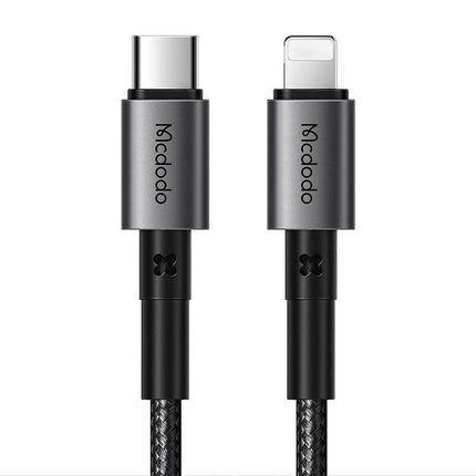 Kabel USB-C naar Lightning Mcdodo CA-2850, 36W, 1,2m (zwart)