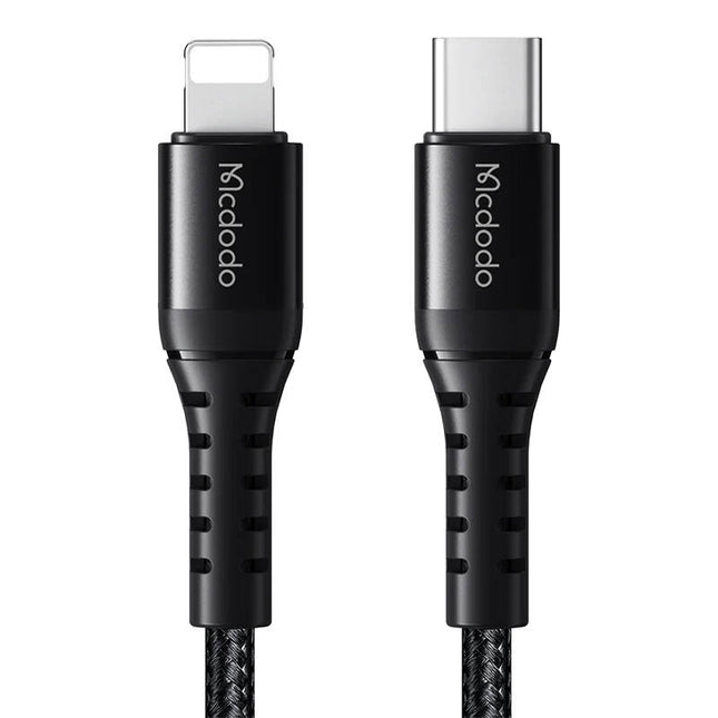 Kabel USB-C naar lightning Mcdodo CA-5630, 36W, 0,2m (zwart)