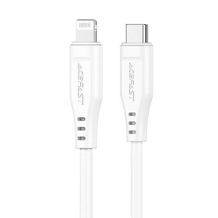 Kabel USB MFI Acefast C3-01, USB-C naar Lightning, 30W, 1.2m (wit)
