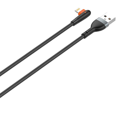 Kabel USB naar Lightning LDNIO LS561, 2.4A, 1m (zwart)