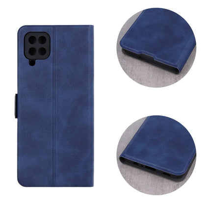 Samsung A22 5G case book case folder dark blue