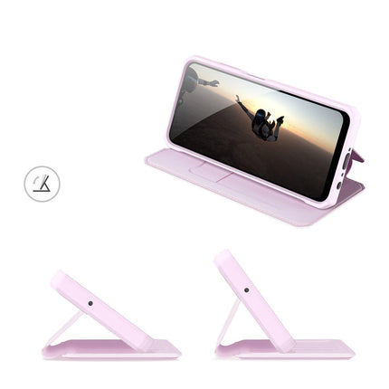DUX DUCIS Skin X Bookcase-type hoesje voor Samsung Galaxy A03s roze