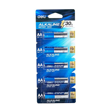 Deli Alkaline batterijen AA LR6 5 st