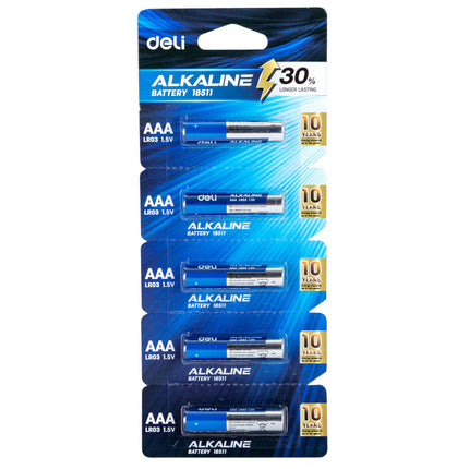 Deli Alkaline batterijen AAA LR03 5st