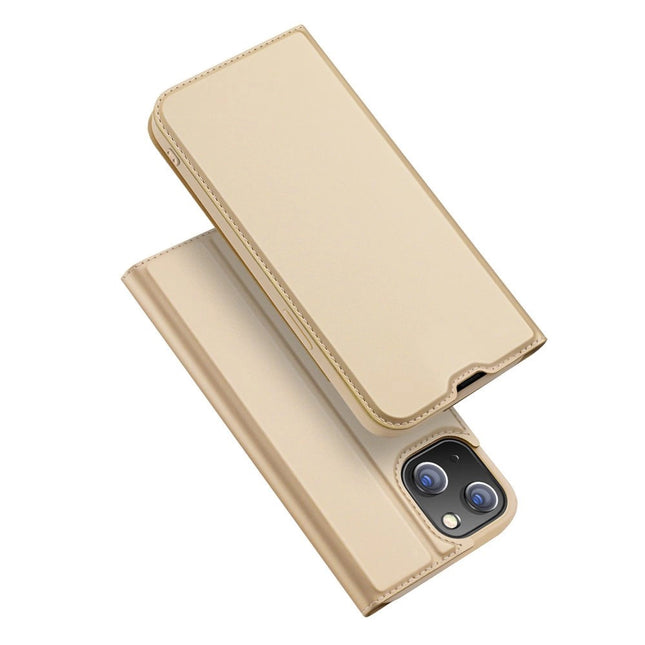 Dux Ducis Skin Pro Bookcase type hoesje voor iPhone 13 goud