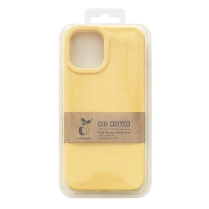 iPhone 12 Pro hoesje ECO Case Siliconen geel