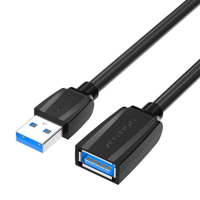 Verlengkabel USB 3.0 mannelijk USB naar vrouwelijk Vention VAS-A45-B200 2m (zwart)