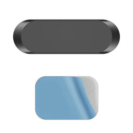Platte magnetische voertuighouder voor dashboard, zwart