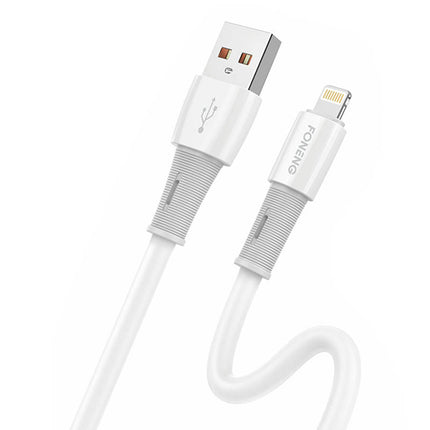 Foneng Kabel USB naar Lightning, X86 3A, 1,2m (wit)