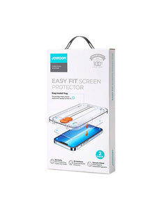 Vollbild-gehärtetes Glas Joyroom Easy Fit JR-H12 für Apple iPhone 14 Pro Max 6,7"