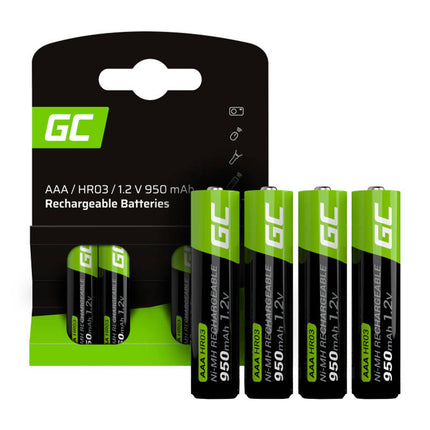 Green Cell oplaadbare batterijen sticks 4x AAA HR03 950mAh