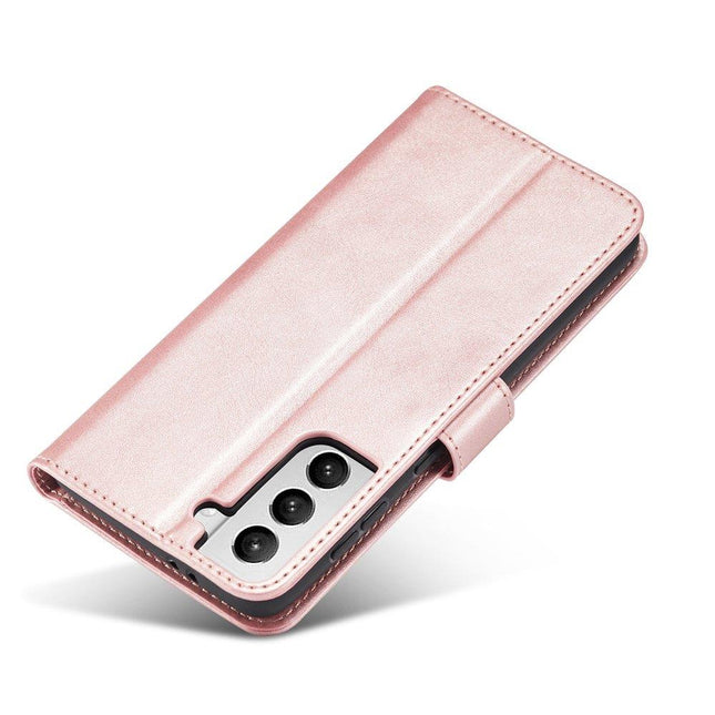 Samsung Galaxy S22 Hülle Pink Bookcase Folder - Wallet Case