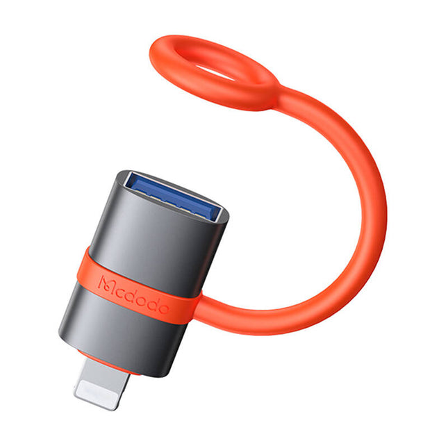 McDodo OT-3810 USB-A naar Lightning-adapter (zwart)