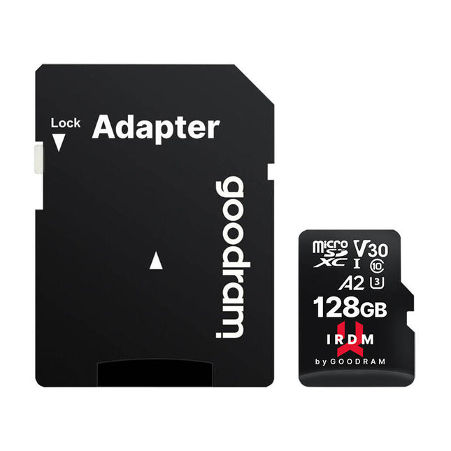 Geheugenkaart Goodram IRDM microSD 128GB + adapter (IR-M2AA-1280R12)