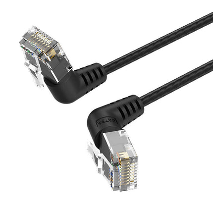 Netwerkkabel UTP Cat.6 Ventie IBOBH, RJ45 Ethernet, 2m (zwart)