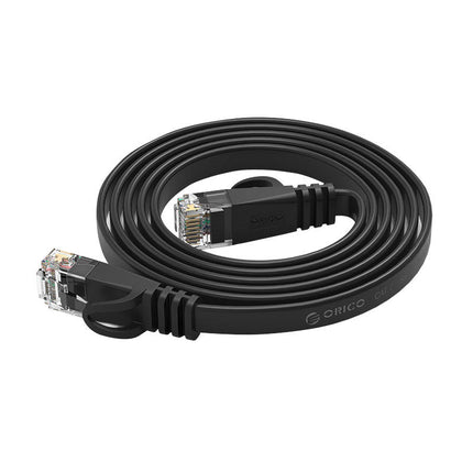 Ugreen Flat Cable Internet Network Cable Ethernet Patch Cable RJ45 Cat 7 STP LAN 10 Gbps 3m Black 