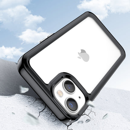 Outer Space Case iPhone 14 hardcover met gel frame zwart