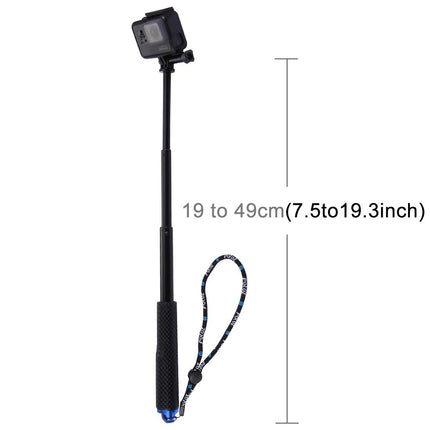 Selfie Stick Puluz für Sportkameras (schwarz)