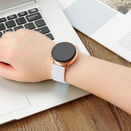 Silicone Strap TYS polsband voor smartwatch, universeel, 22 mm, grijs
