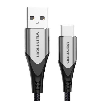USB 2.0 A naar USB-C 3A kabel 0,5m Ventie CODHD grijs