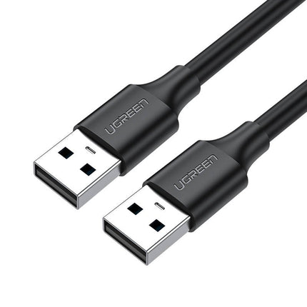 USB 2.0 MM UGREEN cable US102, 1m (black)