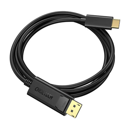 USB-C naar Display Port kabel Choetech XCP-1801BK, unidirectioneel, 4K, 1,8m (zwart)