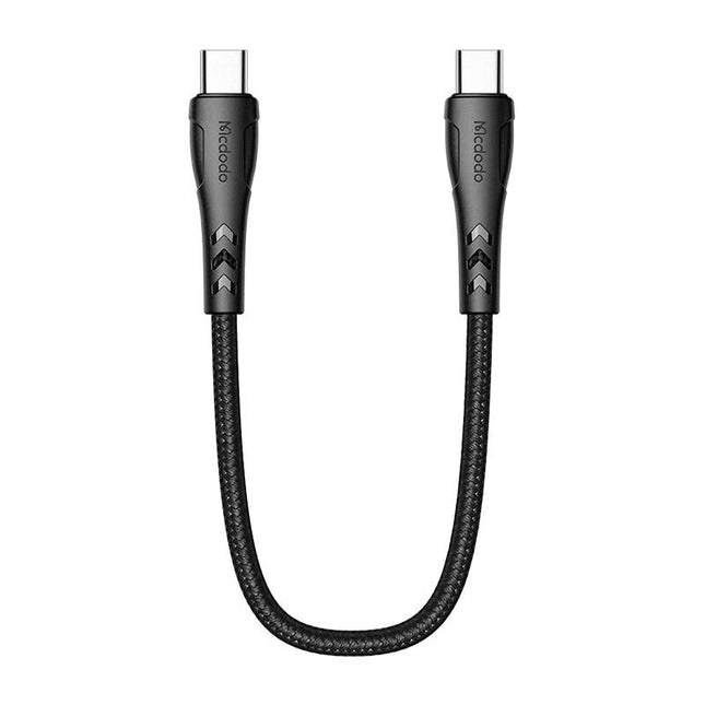 USB-C naar USB-C kabel Mcdodo CA-7640, PD 60W, 0,2m (zwart)