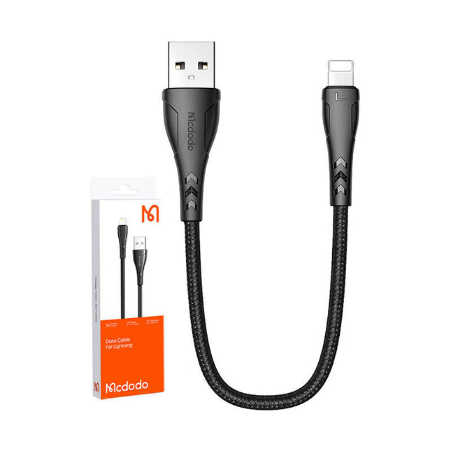 USB naar Lightning-kabel, Mcdodo CA-7440, 0.2 m (zwart)