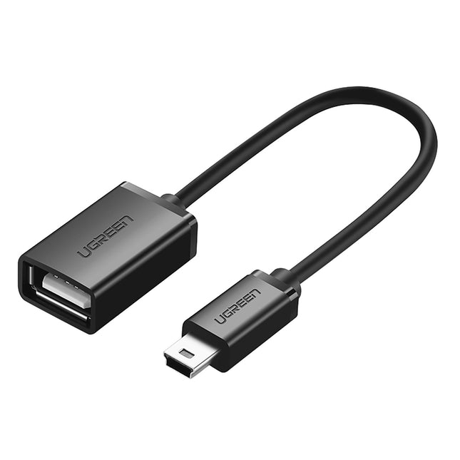 Flaches USB 2.0 A-auf-Mini-5-Pin-Kabel Vention VAS-A14-B100 1 m Schwarz