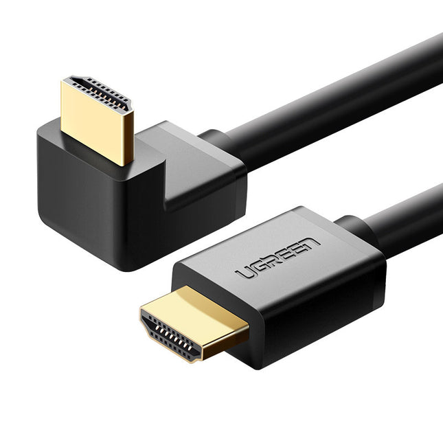 Ugreen abgewinkeltes HDMI-Kabel (90°) 4K 2m schwarz (HD103)